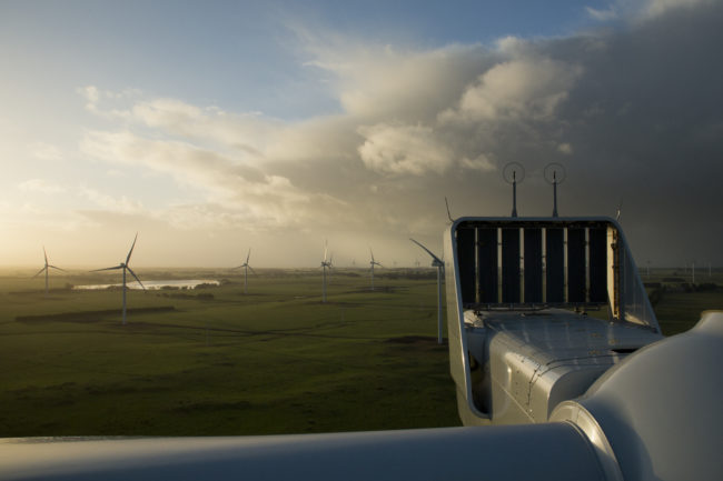 V112 installation, Macarthur Windfarm, Australia
