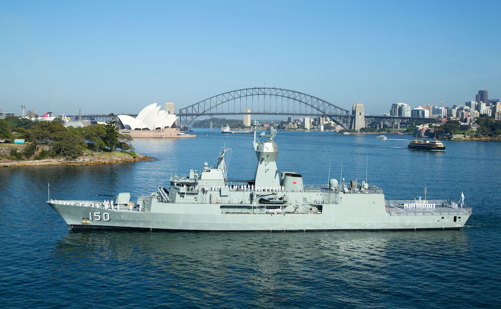 HMAS Anzac returns to Fleet Base East after ASMD upgrade