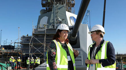 Image for Defence marks progress with $535 million shipyard investment