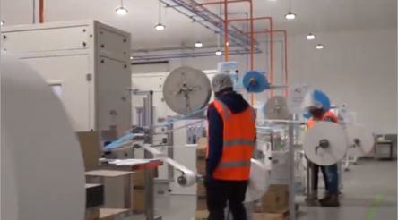 Image for Detmold produces one millionth surgical mask