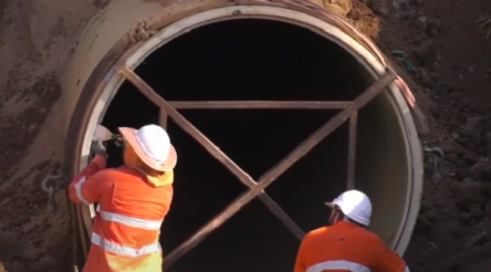 Image for Massive Australian made pipeline completed in Townsville