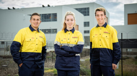 Image for First apprentices join frigate construction effort