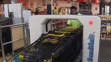 Image for Sage Group launches shopping trolley sanitiser