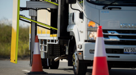 Image for Arrowes launches robotic road cone truck