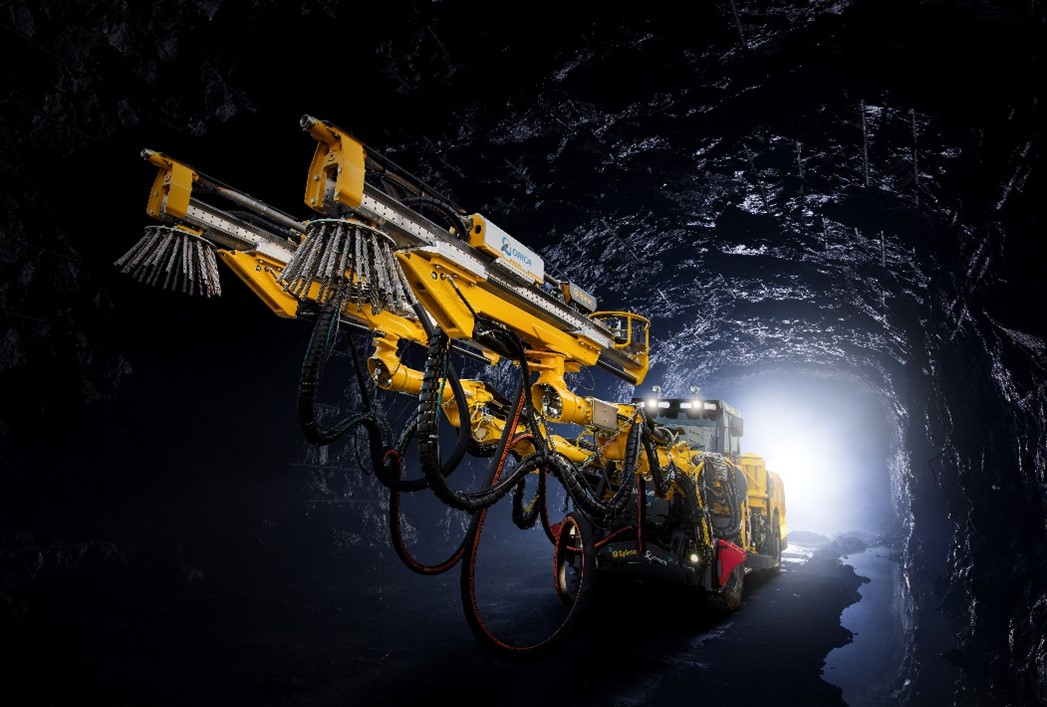 Front impression of a commercially ready Avatel™ unit in an underground mine
