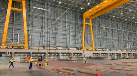 Image for BlueScope steel delivered for Hunter frigate build