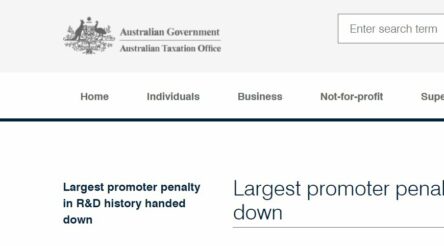 Image for R&D tax concession promoter hit by $22 million penalty