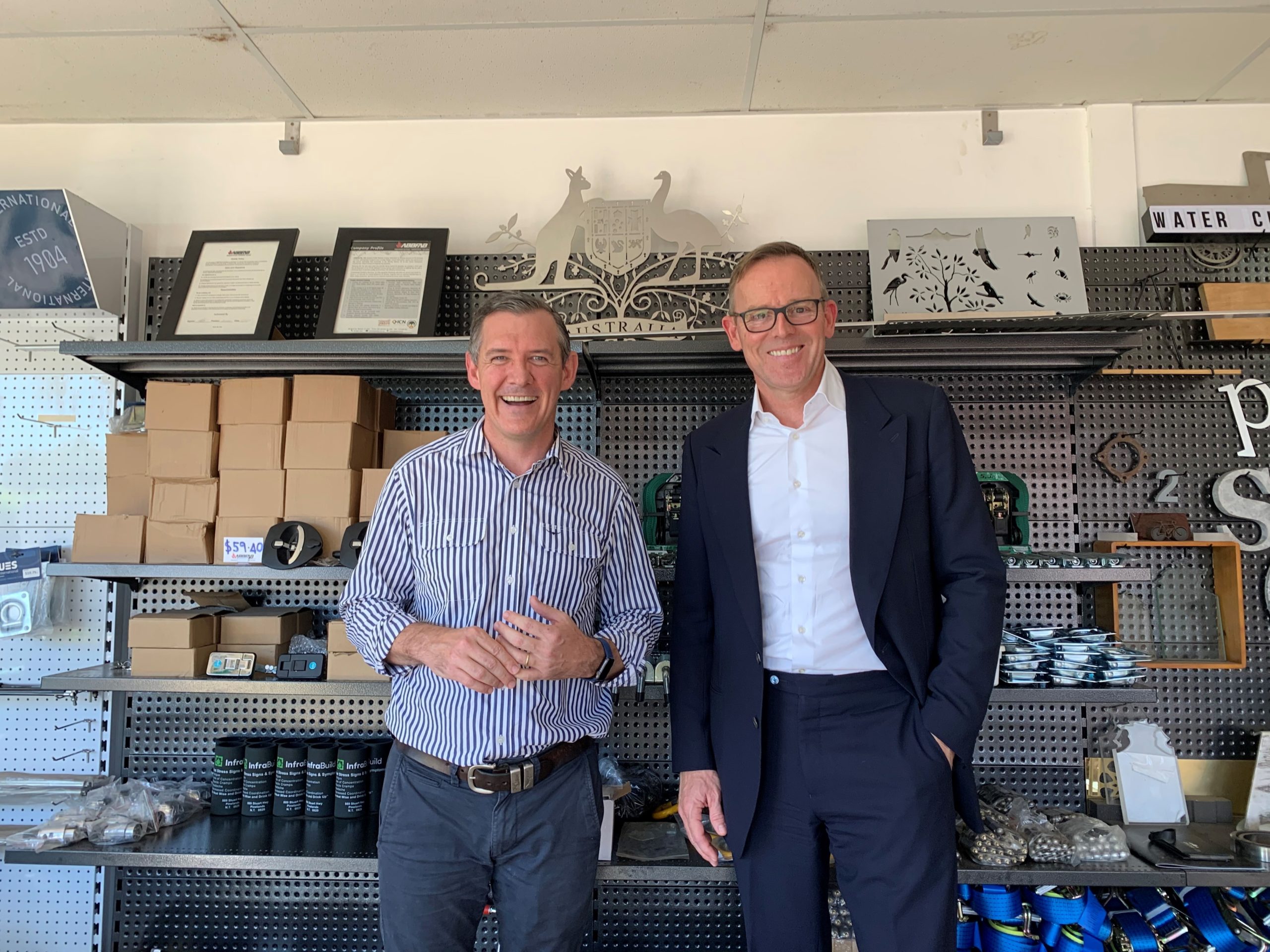 NT Chief Minister M_Gunner and AMGC MD J_Goennemann