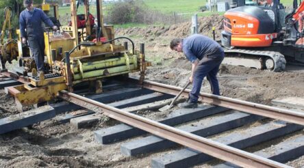 Image for Australian first: railway sleepers made of recycled plastic get type approval by Victorian operators