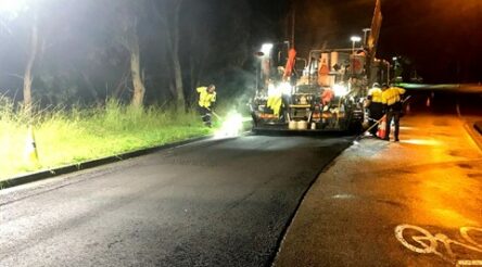 Image for Council trials asphalt using recycled plastic bags, toner, glass