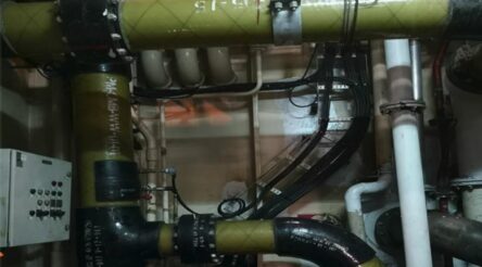 Image for Equipping Australia’s armed forces – Novafast piping aboard frigate build