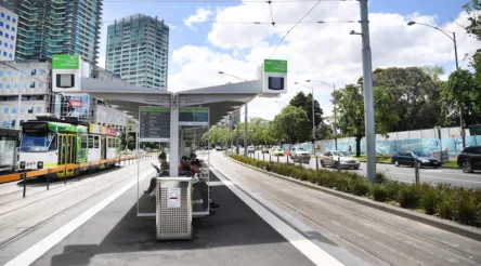 Image for Recycled plastic tram stop project awarded $300,000 Victorian government grant