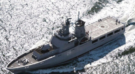 Image for NUSHIP Arafura launched in Adelaide