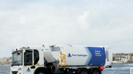 Image for Pure Hydrogen debuts hydrogen powered waste truck