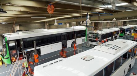 Image for Volgren makes first two electric buses for Kinetic order