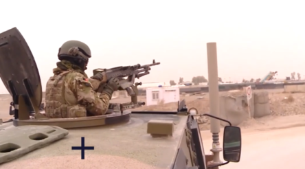 Image for Electrified Bushmaster showcased at Army symposium