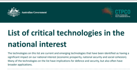 Image for Canberra seeks out Australia’s critical technologies