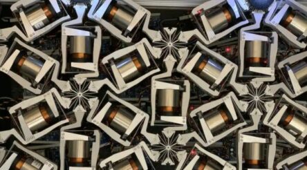 Image for A new type of material called a mechanical neural network can learn and change its physical properties to create adaptable, strong structures