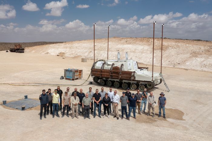 AS10 blast test Israel Team Photo – High Res