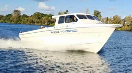 Image for Ampcontrol and Steber launch hybrid boat