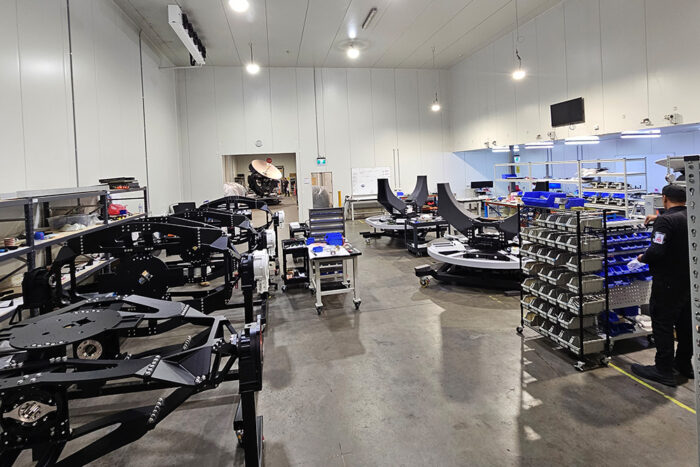 Assembly line for the 2m King Cobra terminals