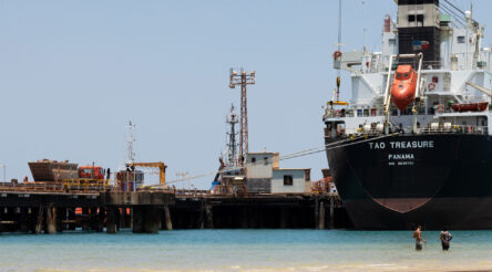 Image for Work disassembling “three Sydney Harbour bridges” of steel begins at former Gove refinery