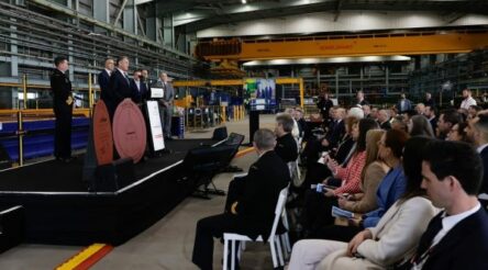 Image for Construction of six frigates officially underway in Adelaide