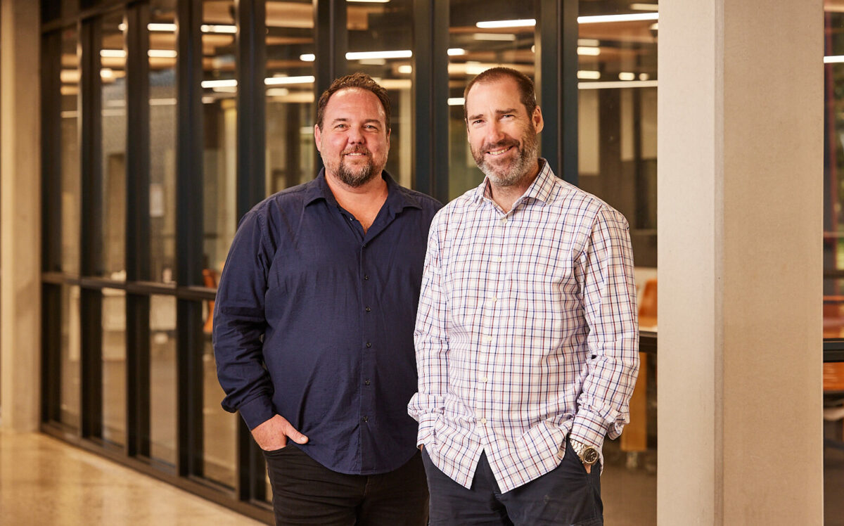 Professor Daniel Fabijanic and Professor Matthew Barnett – leader of the new CircAlloy training centre