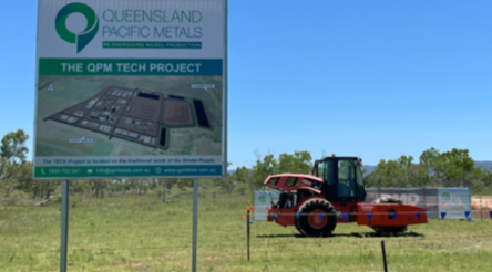 Image for QPM gets Qld backing for battery metals refinery