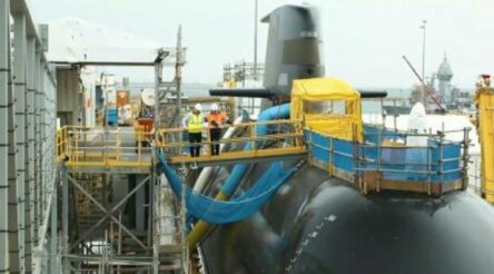 Image for AUKUS submarine workers continue strike action at ASC