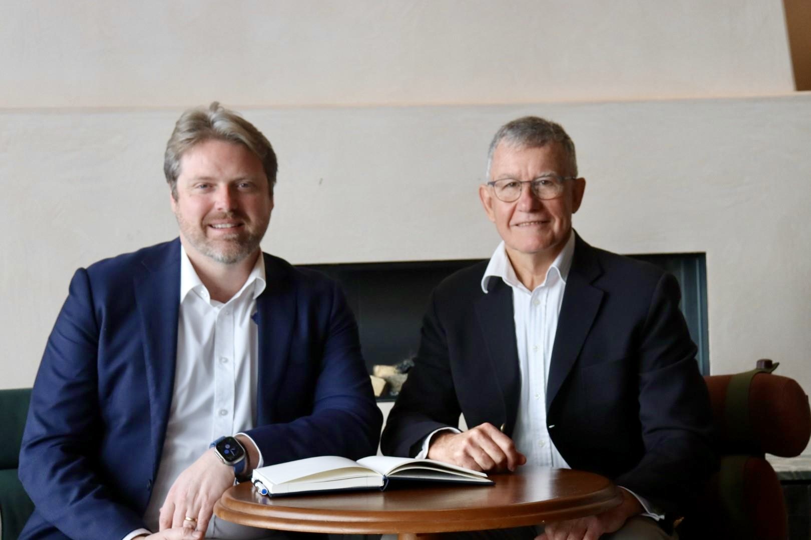 Jim Bancroft (right) and Joe Ritchie