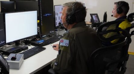 Image for First RAAF pilot trains on Ghost Bat UAS