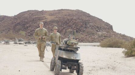Image for ADF soldiers trial robot ground system