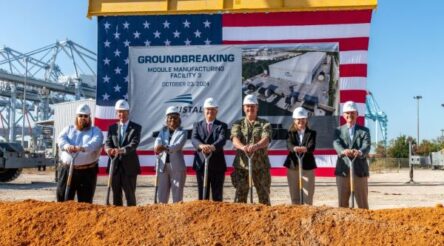 Image for Austal breaks ground on submarine module manufacturing facility