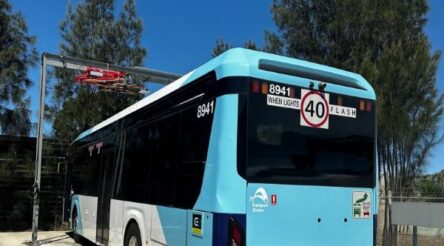 Image for Custom Denning’s pantograph-fast-charging electric bus