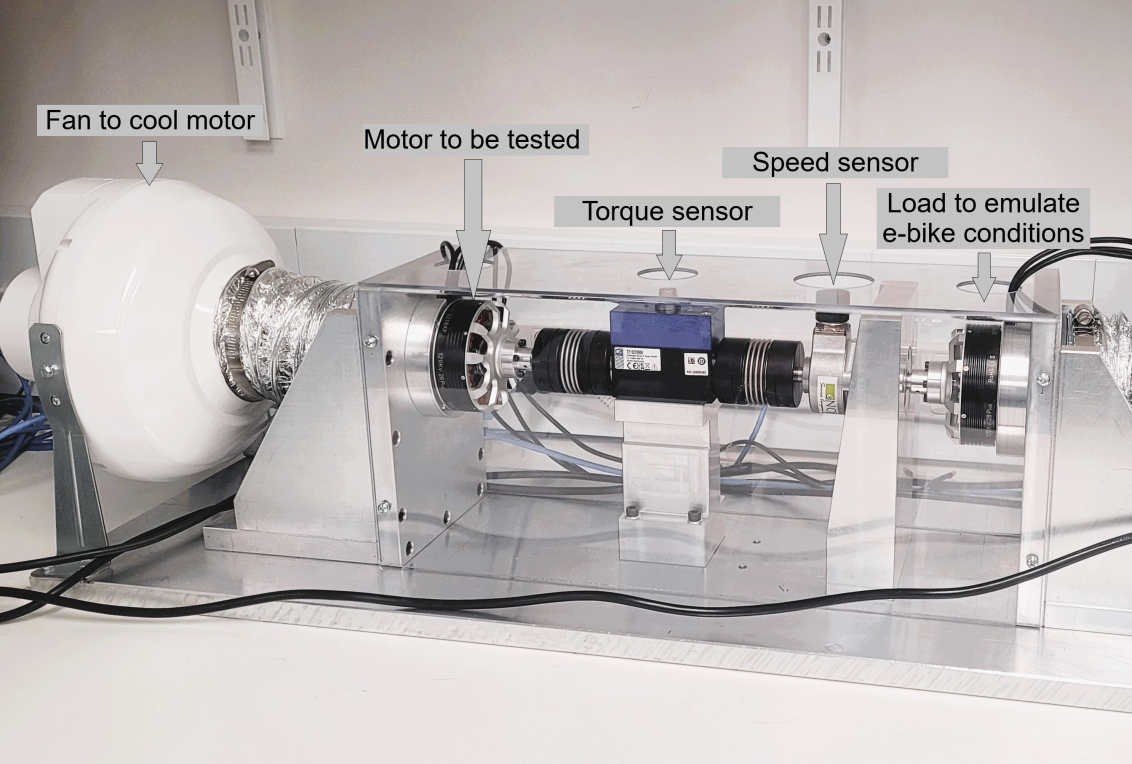 E-Bike Motor Performance Evaluation Setup