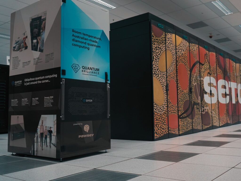 Pawsey and Quantum Brilliance create hybrid workflow accelerated by NVIDIA