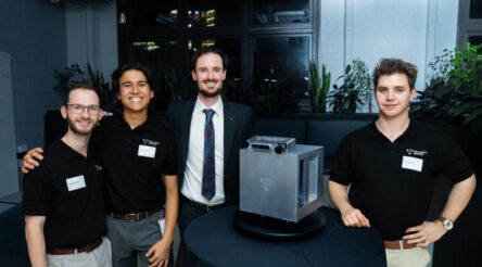 Image for Adelaide’s Paladin gives private demo of space junk collection vehicle