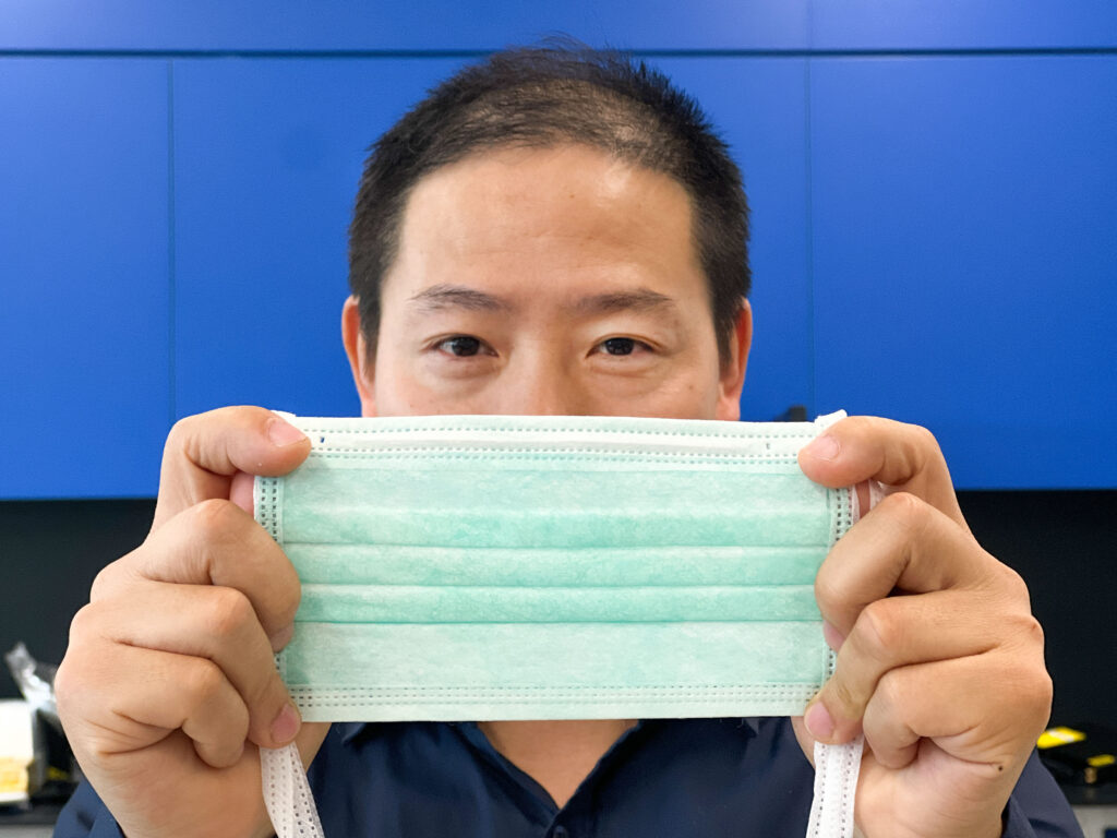 Researchers develop solution to turn waste masks into electronics components