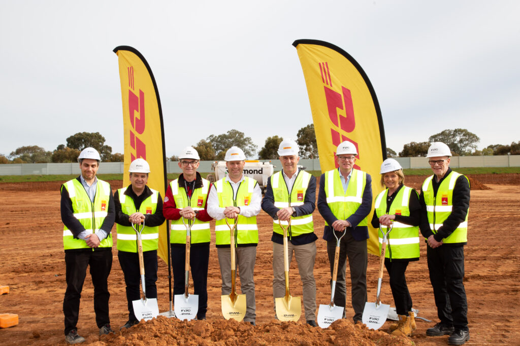 Construction begins at DHL's upcoming Edinburgh Park logistics site