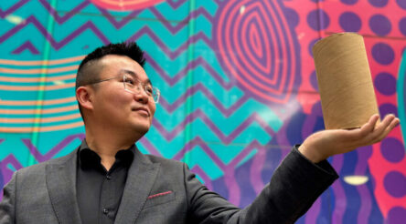 Image for RMIT team invents cardboard and soil-based building material