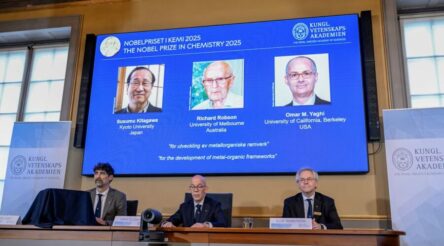 Image for Nobel chemistry prize awarded for crystal materials that could revolutionise green technology