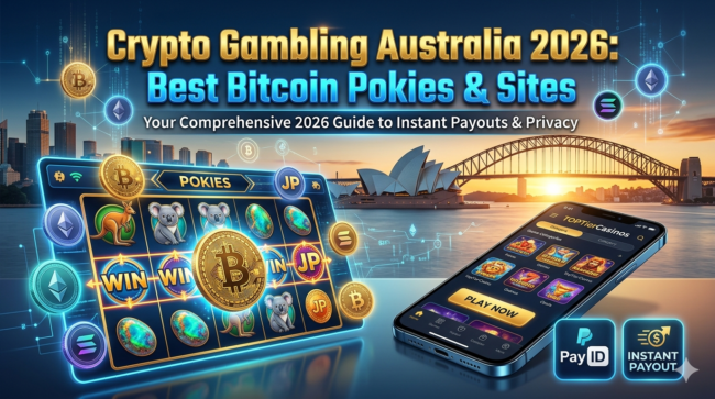Crypto Gambling Australia 2026: Best Bitcoin Pokies & Sites